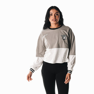 Las Vegas Raiders Women's Fashion Crew - Grey