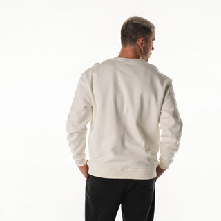 Dallas Stars Unisex Graphic Crew Fleece - Vintage White