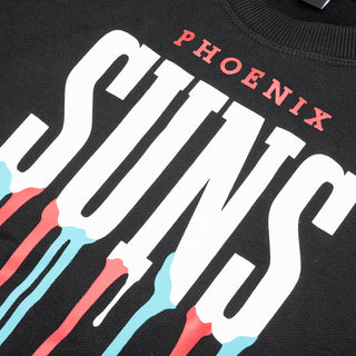 Phoenix Suns Unisex Drip Crew Fleece - Black