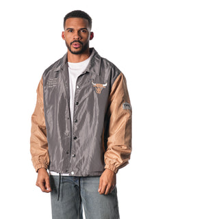 Chicago Bulls Coaches Jacket - Multi-Coachs Jacket-thewildcollective