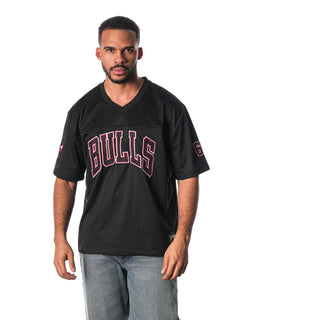 Chicago Bulls Football Jersey - Black-Jersey-thewildcollective