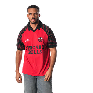 Chicago Bulls Soccer Jersey - Black/Red-Jersey-thewildcollective