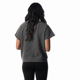 Chicago Bulls Womens Crew Neck Tee - Grey-Crew Neck Tee-thewildcollective