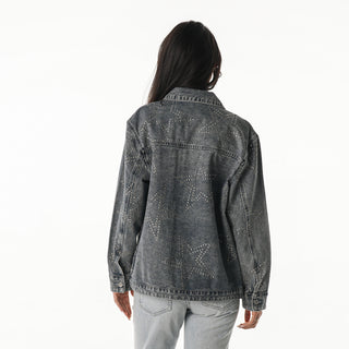 Dallas Cowboys Women's Denim Jacket - Denim-Denim Jacket-thewildcollective