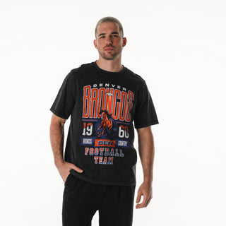 Denver Broncos Unisex Band Tee - Black-Band Tee-thewildcollective