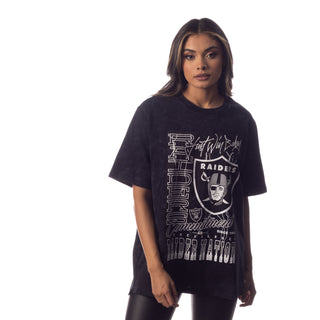 Las Vegas Raiders Unisex 2023 Tour Band Tee - Black-Band Tee-thewildcollective