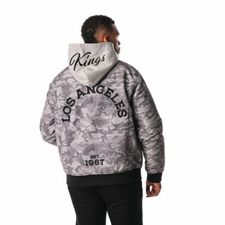 Los Angeles Kings Ripstop Hooded Bomber - Camo-Jacket-thewildcollective
