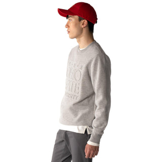 Ohio State Buckeyes Unisex Embossed Crewneck Sweatshirt-Crew Sweatshirt-thewildcollective