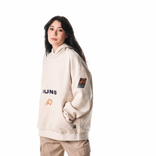 Phoenix Suns Cream Unisex Corduroy Hoodie-Hoodie-thewildcollective
