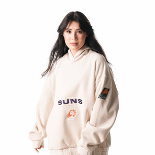 Phoenix Suns Cream Unisex Corduroy Hoodie-Hoodie-thewildcollective