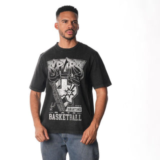 San Antonio Spurs Live From Band Tee - Black-Band Tee-thewildcollective