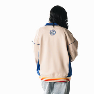 San Diego FC Unisex Raglan Track Jacket - Cream-Track Jacket-thewildcollective