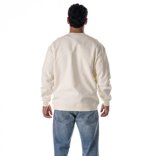 San Francisco 49ers Unisex Graphic Crew Fleece - Vintage White-Crew Fleece-thewildcollective