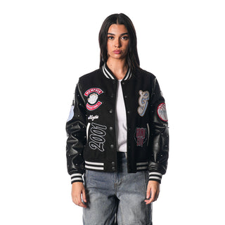 Memphis Grizzlies Varsity Sparkle Jacket - Black