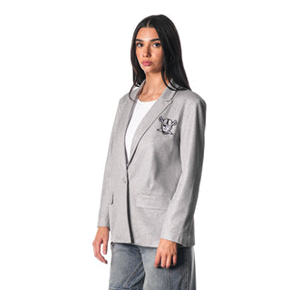 Las Vegas Raiders Sequin Blazer - Silver