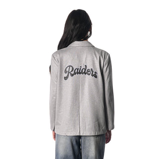 Las Vegas Raiders Sequin Blazer - Silver