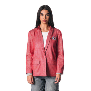 KANSAS CITY CHIEFS HOODED BLAZER - RED