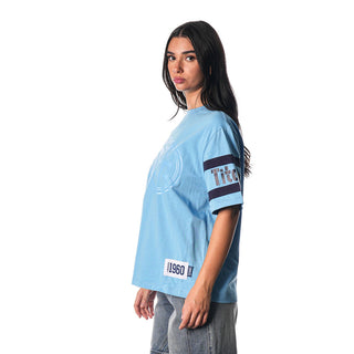 Tennessee Titans Drop Shoulder SS Tee - Light Blue