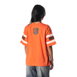 Cleveland Browns Drop Shoulder SS Tee - Orange