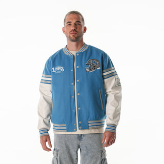 Detroit Lions Unisex Varsity Jacket - Blue
