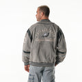 Philadelphia Eagles Unisex Retro Oversized Denim Jacket - Grey view 3