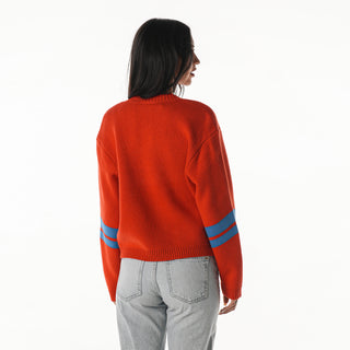 Houston Texans Women's Cropped Cardigan - Red