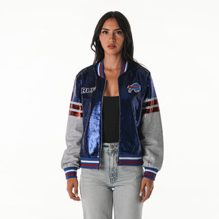 Buffalo Bills Women's Sequin Jacket - Blue