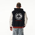 Los Angeles Clippers Unisex Varsity Hooded Jacket - Navy/White view 5