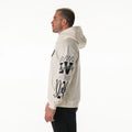 Las Vegas Raiders Unisex Graphic Sleeve Hoodie - Vintage White view 2