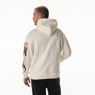 Cincinnati Bengals Graphic Sleeve Hoodie - Vintage White