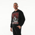 Los Angeles Clippers Unisex Crew Fleece - Black view 3