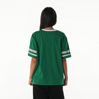 Philadelphia Eagles Women's Vintage Drop Shoulder Tee - Kelly Green