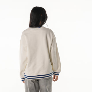 Buffalo Bills Graphic Sleeve Hoodie - Vintage White