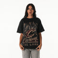 Cleveland Cavs Women's Oversized Dolman S/S Tee - Black view 1