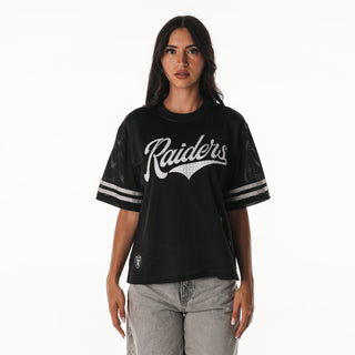 Las Vegas Raiders Boxy Mesh Jersey - Black
