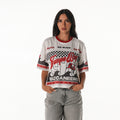 Tampa Bay Buccaneers Women's Mesh Jersey Crew Top - Multi view 1