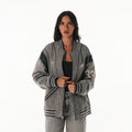 Philadelphia Eagles Unisex Retro Oversized Denim Jacket - Grey view 2