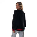 Chicago Bulls Women's Statement Oversized Baggy Crew Fleece -  Black view 2