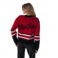 Ohio State Buckeyes Women's Cropped Cardigan - Red/Black view 2