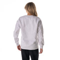Ohio State Buckeyes Women's Double Collar Crew Fleece - Light Heather Grey view 3
