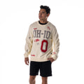 Ohio State Buckeyes Women's All-Over Jacquard Sweater - Cream view 1