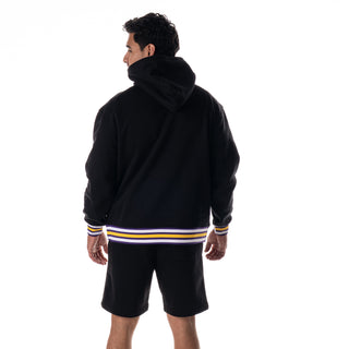 Los Angeles Lakers Unisex Hoodie W/Contrast Rib - Black