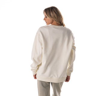 Seattle Seahawks Unisex Graphic Crew Fleece - Vintage White