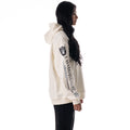 Las Vegas Raiders Unisex Graphic Sleeve Hoodie - Vintage White view 4