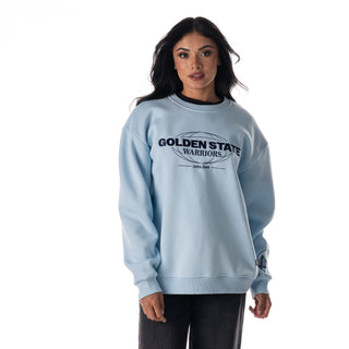 Golden State Warriors Unisex Crew Fleece - Aqua