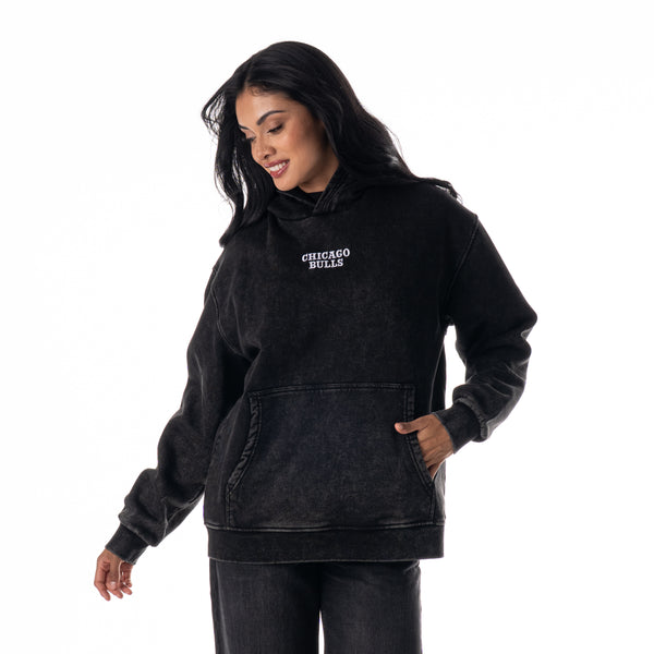 Chicago Bulls Unisex Evergreen Hoodie - Black