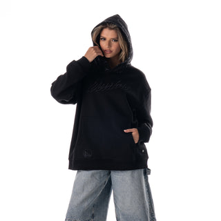 Golden State Warriors Unisex Tonal Fleece Hoodie - Black