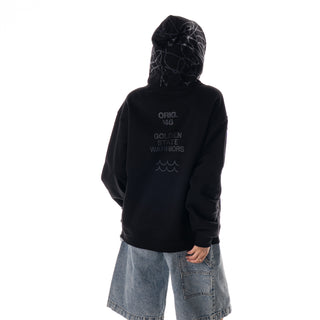 Golden State Warriors Unisex Tonal Fleece Hoodie - Black