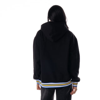 Golden State Warriors Unisex Hoodie W/Contrast Rib - Black