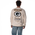 Green Bay Packers Unisex Jacquard Crew Neck - Cream view 4